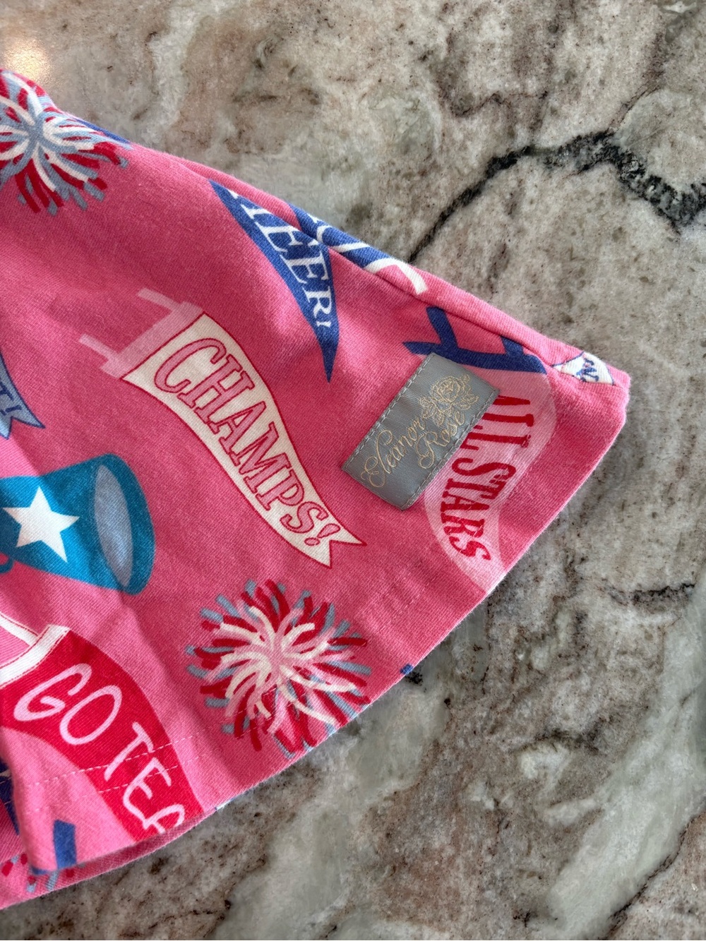Eleanor Rose Boutique Team Spirit Sports Cheer Dress Skater Pink 18M Twirl - Picture 4 of 9